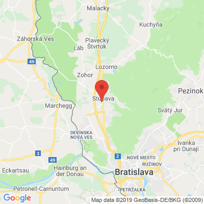 Google map: Stupava, Zdravotnícka 1 